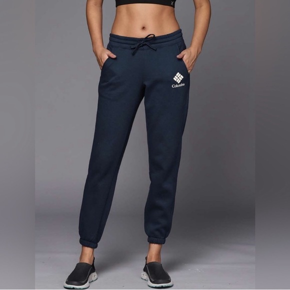 Columbia Pants - Columbia Trek Navy Blue Athletic Joggers, Women’s XS extra small sweatpants
